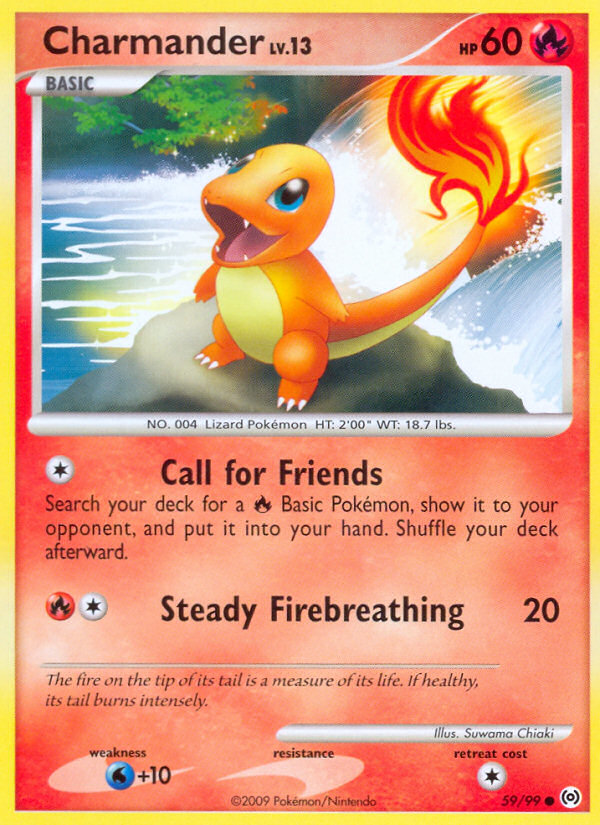 Arceus Set Charmander #59/99